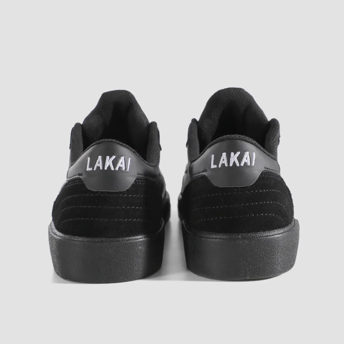 Lakai Cambridge Shoes - Black/Black/White Suede - Image 3