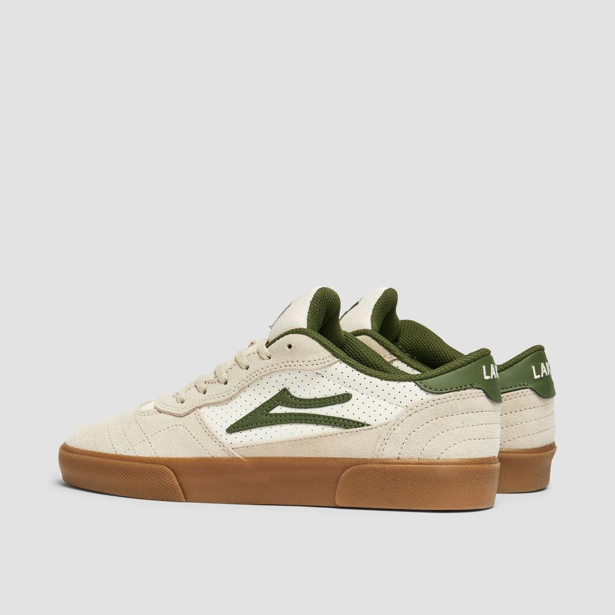 Lakai Cambridge Shoes - Cream Suede - Image 3