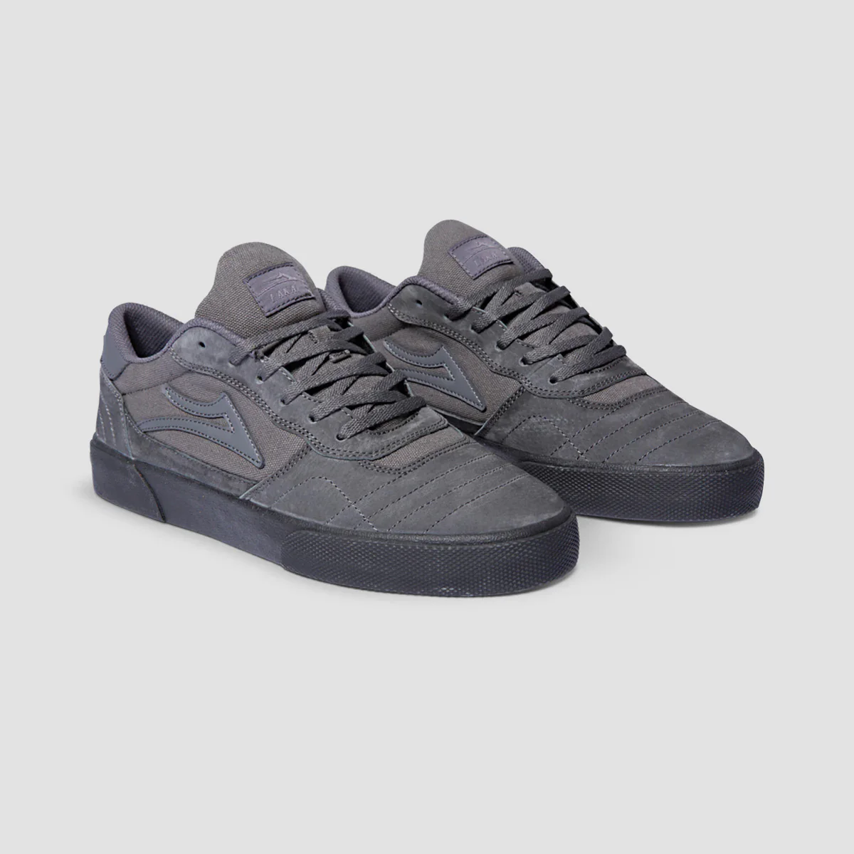 Lakai Cambridge Skate Shoes - Charcoal Suede - Image 2