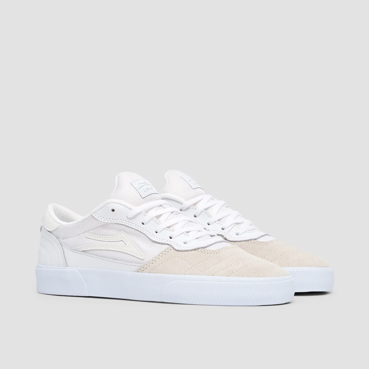 Lakai Cambridge Shoes - White/Reflective Suede - Image 2