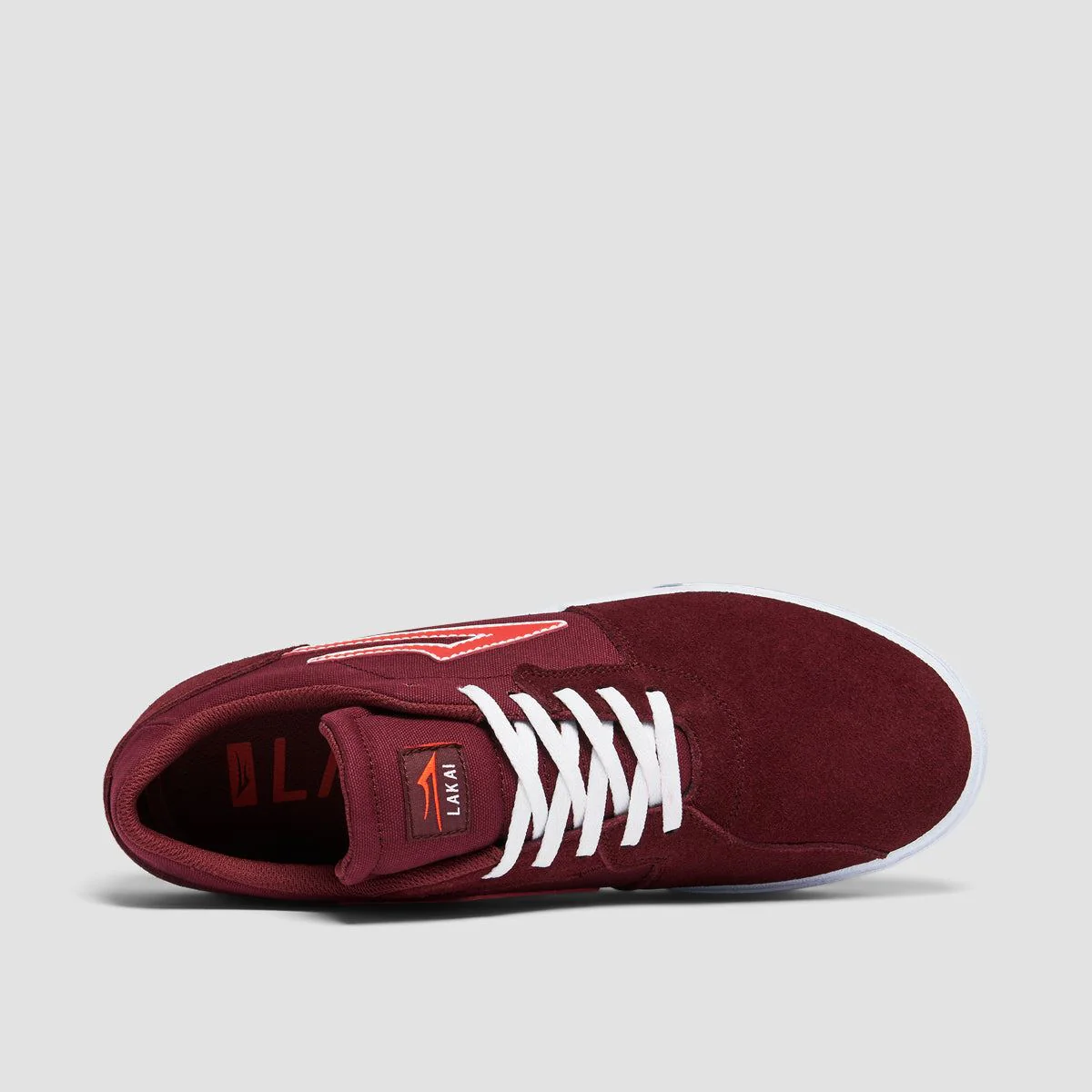 Lakai Cardiff Shoes - Burgundy Suede - Image 4