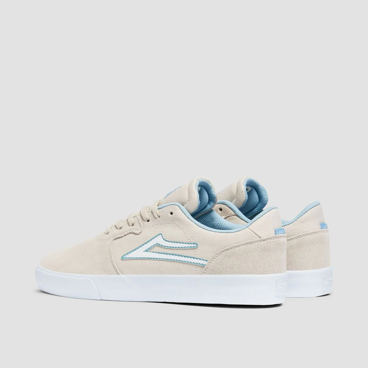 Lakai Cardiff Shoes - Cream Suede - Image 3