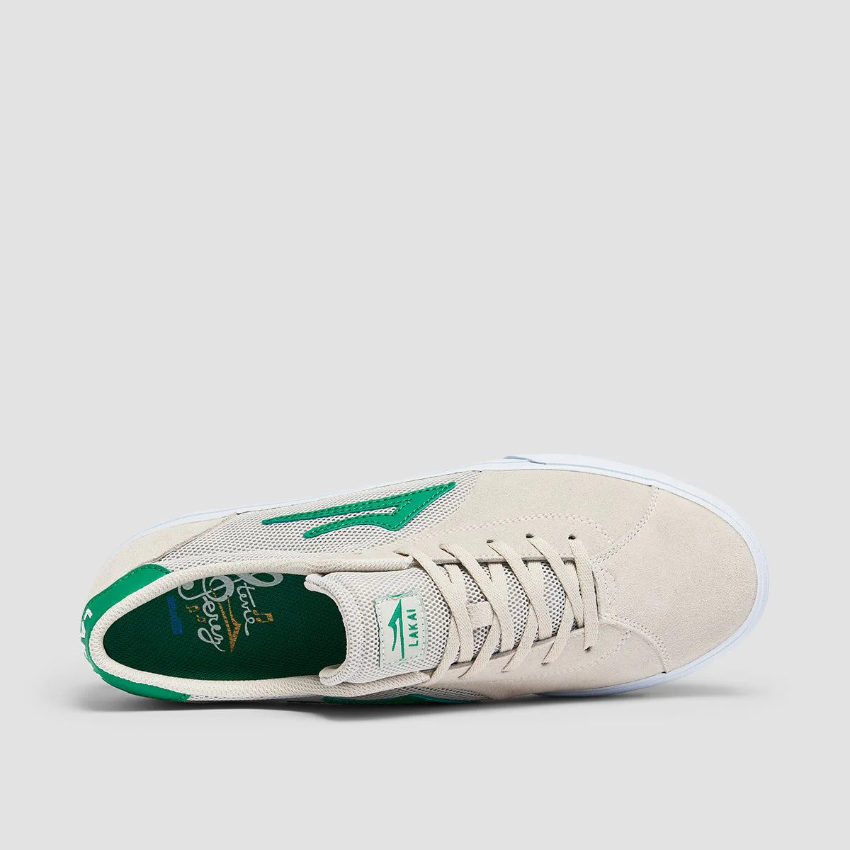 Lakai Flaco II Shoes - Cream Suede - Image 4
