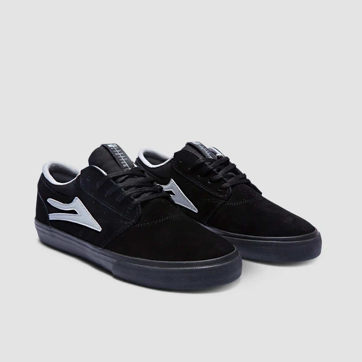 Lakai Griffin Skate Shoes - Black/Black Suede - Image 2