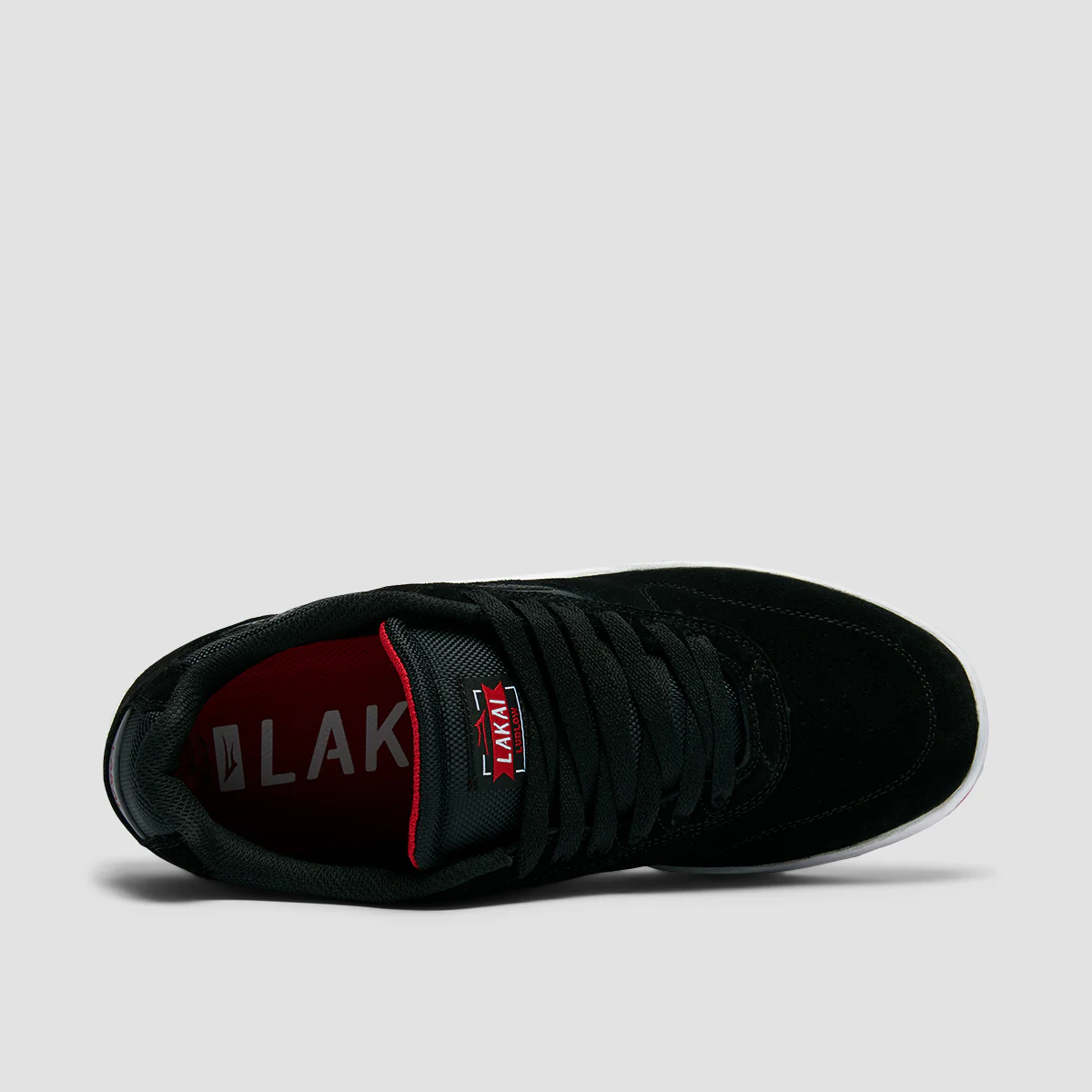 Lakai Ludlow Shoes - Black/Reflective Suede - Image 4