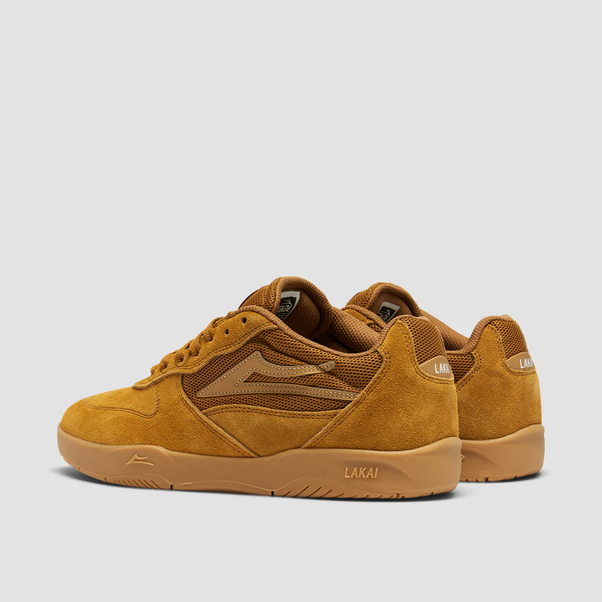 Lakai Ludlow Shoes - Walnut/Gum Suede - Image 3