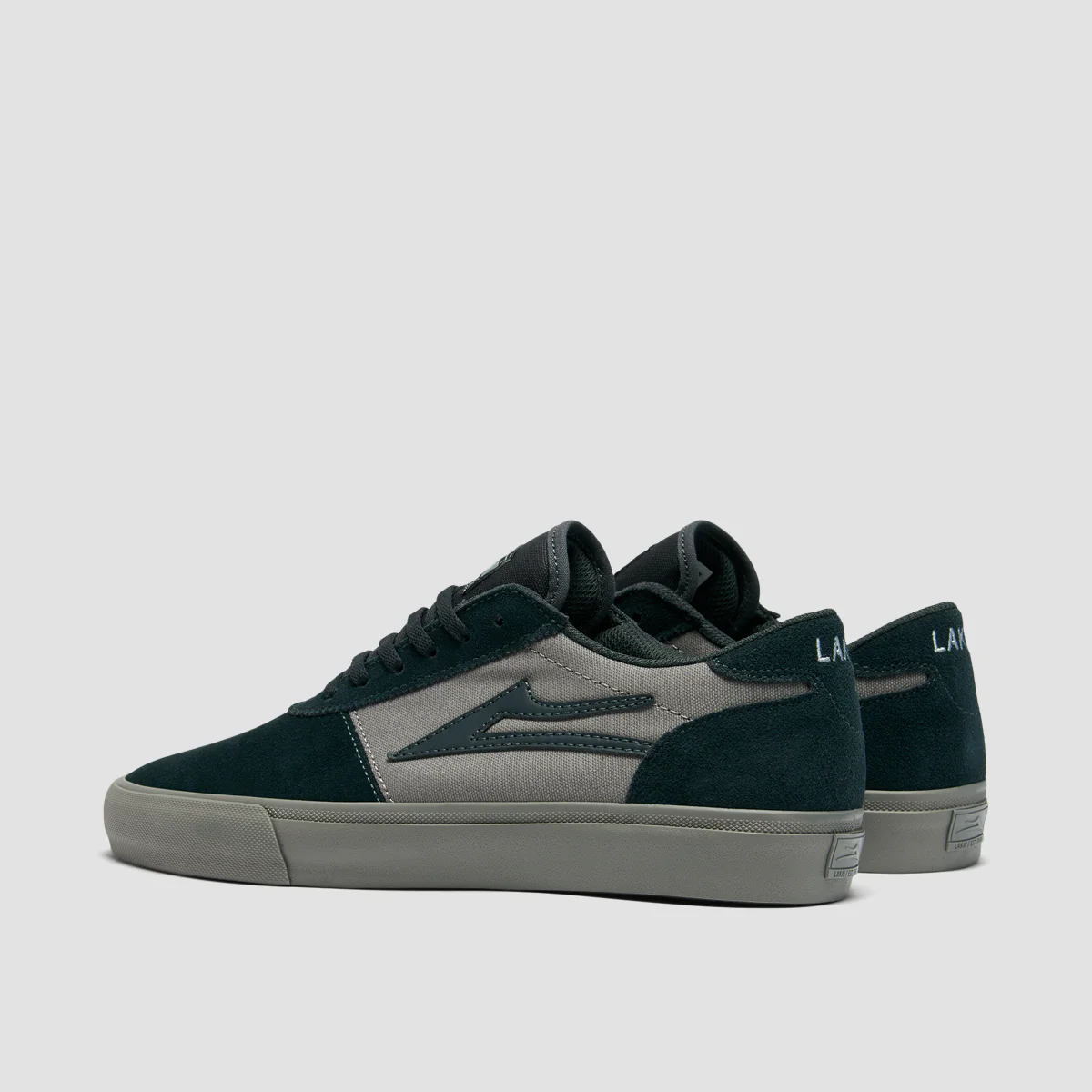 Lakai Manchester Shoes - Charcoal Suede - Image 3
