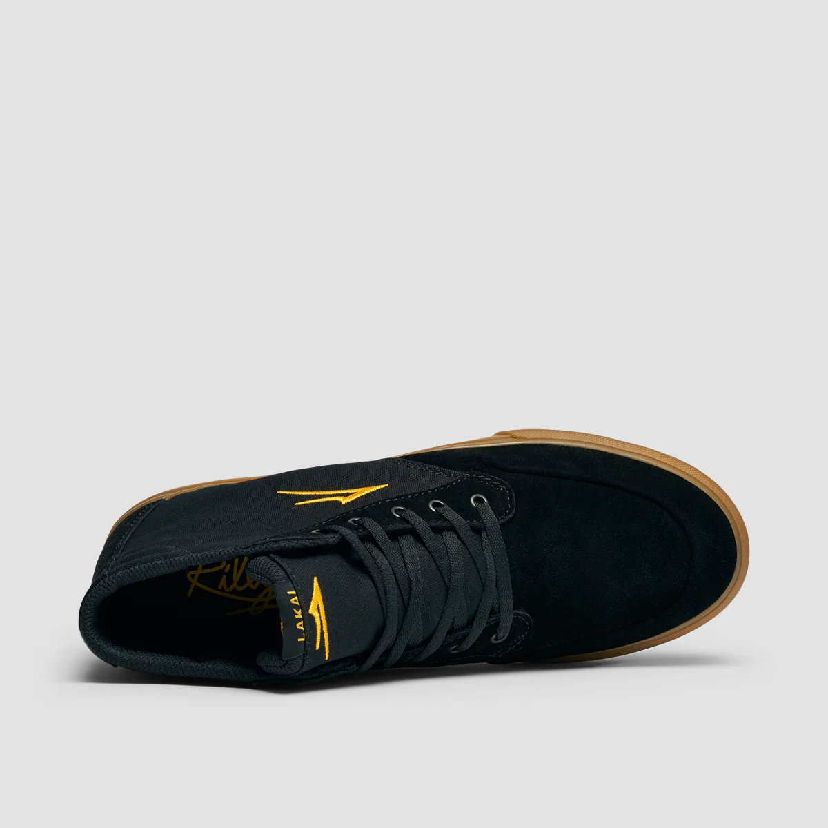 Lakai Riley 3 High Shoes - Black/Gum Suede - Image 4