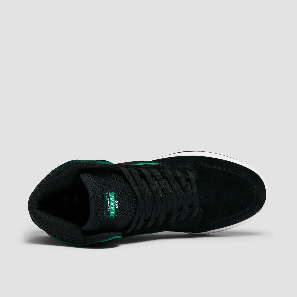 Lakai Telford High Top Shoes - Black Suede - Image 4