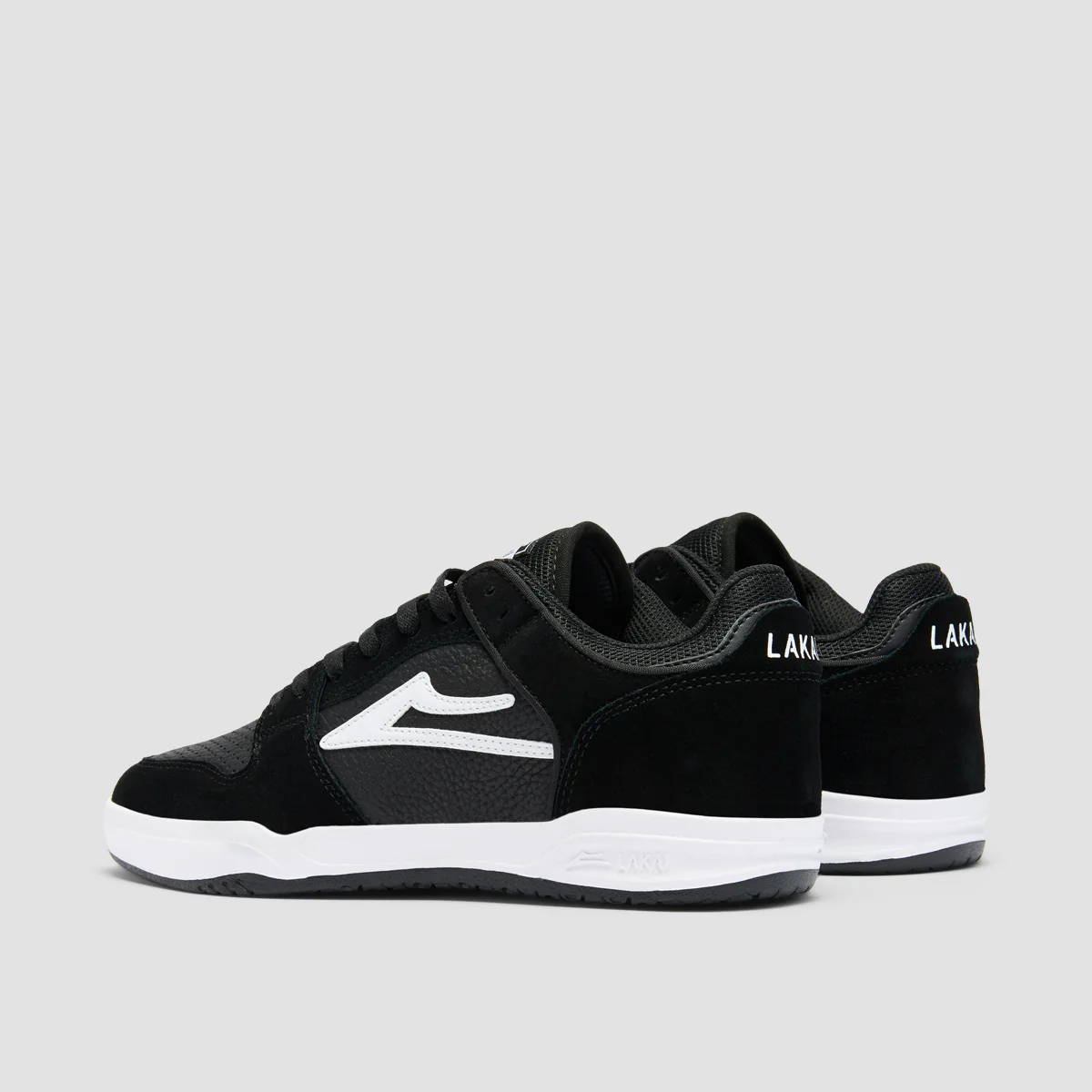 Lakai Telford Low Shoes - Black Suede - Image 3