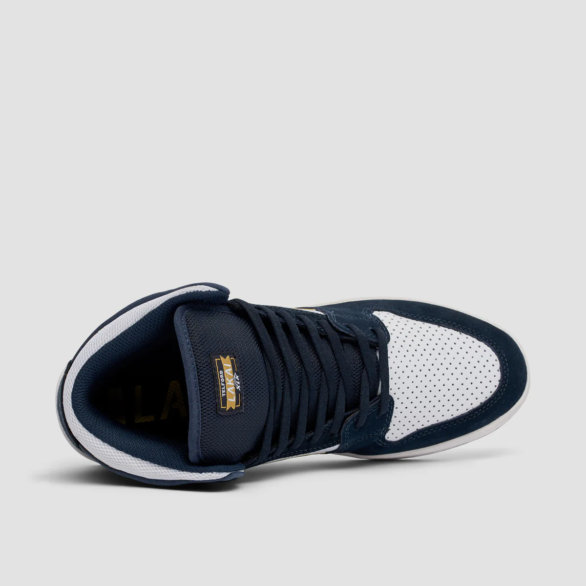 Lakai Telford Shoes - Navy/White Suede - Image 5