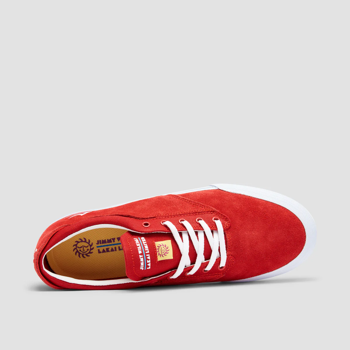 Lakai Wilkins Shoes - Red Suede - Image 4