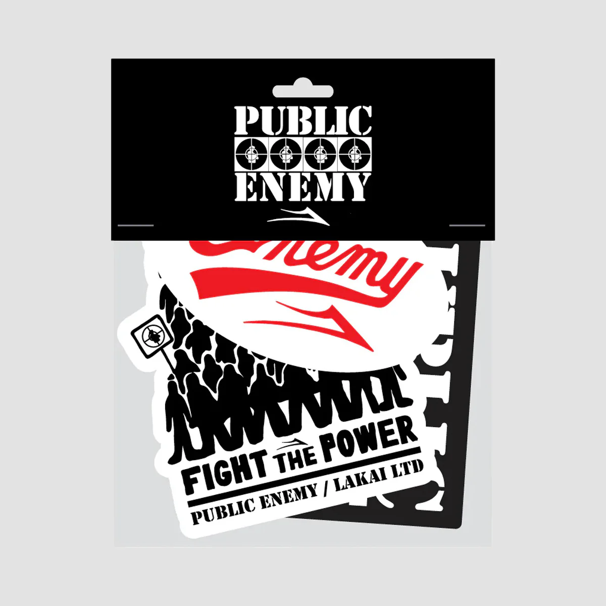 Lakai X Public Enemy Stickers 6 Pack Multi - Image 2