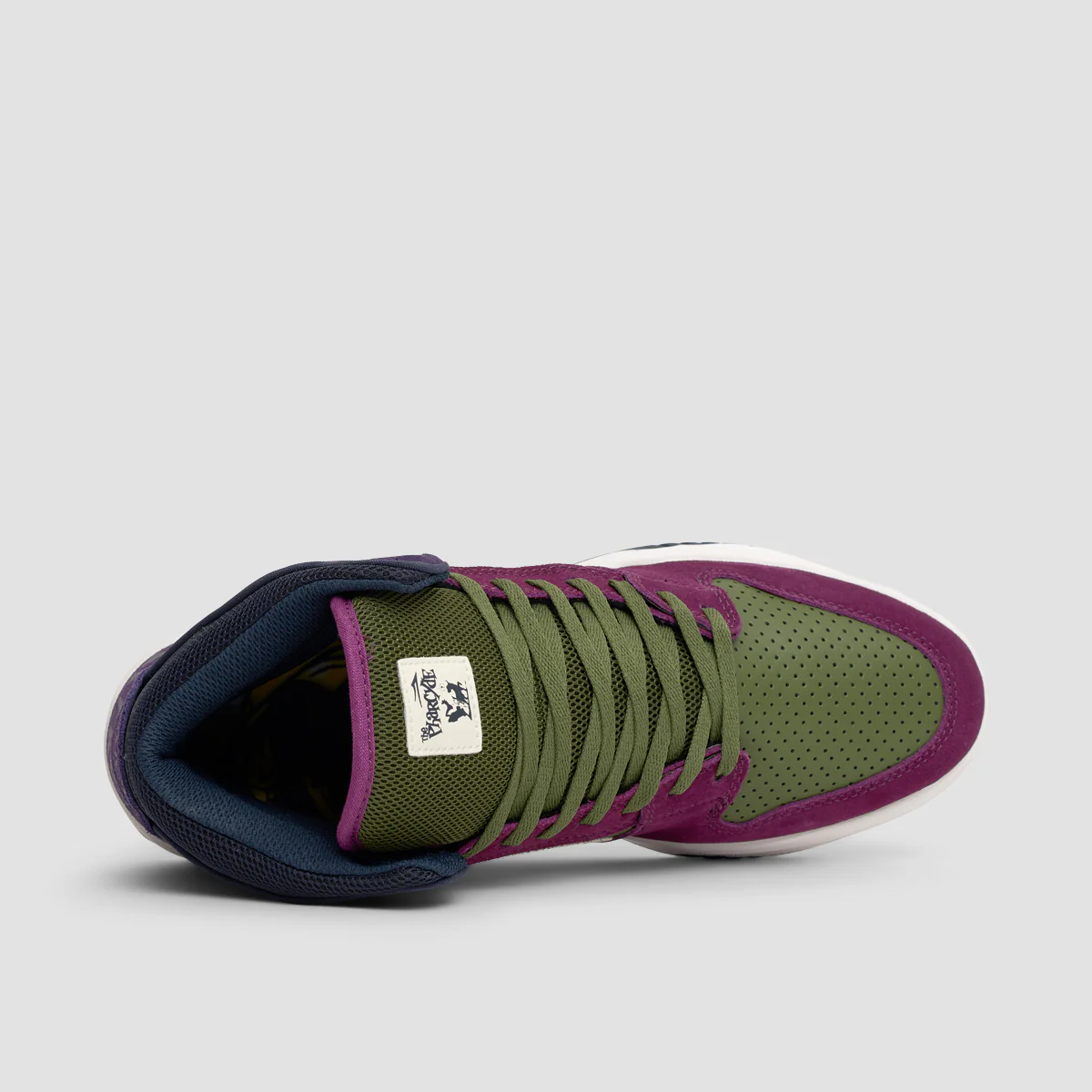 Lakai X The Pharcyde Telford Shoes - Grape/Olive Suede - Image 4