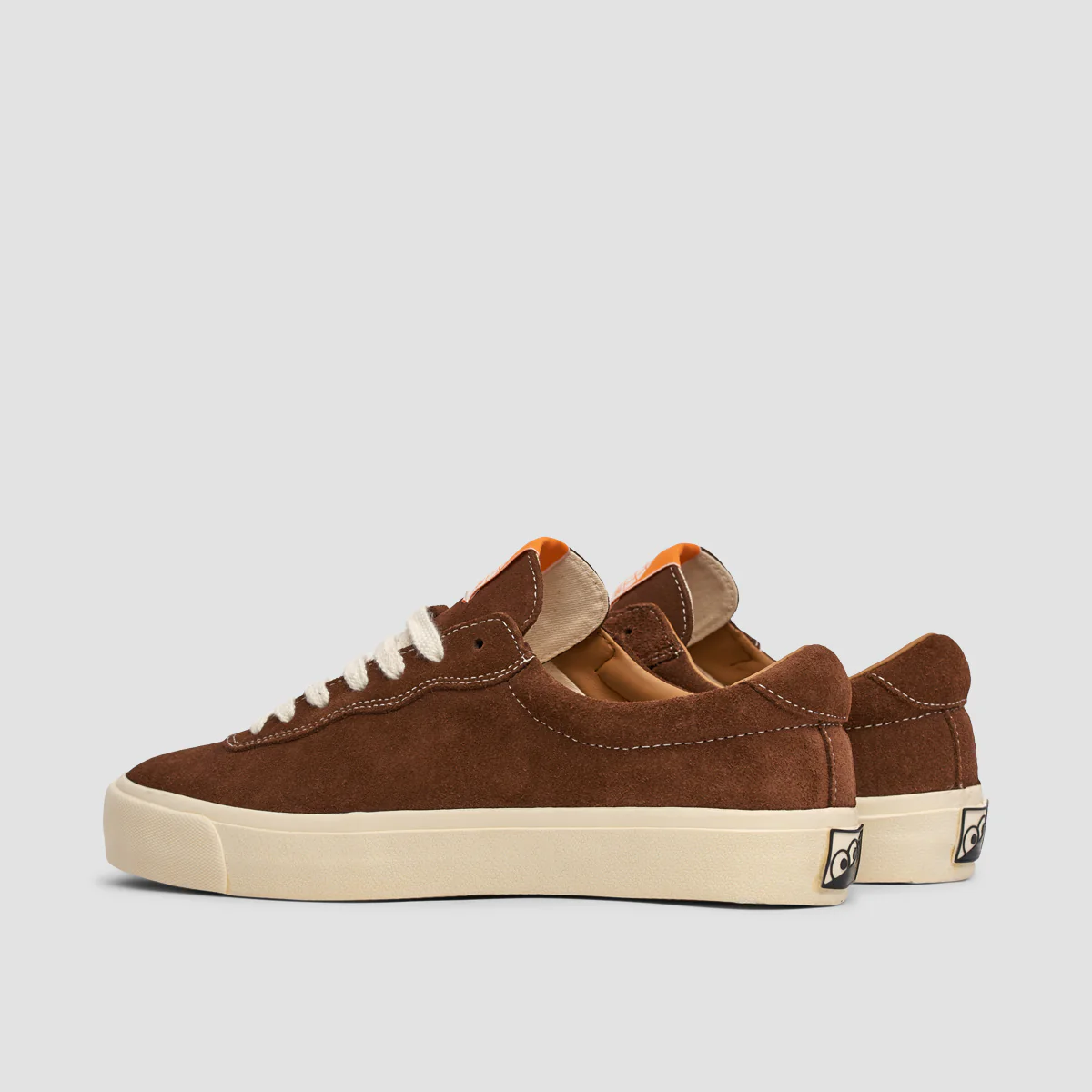Last Resort AB VM001 Suede Lo Shoes - Choc Brown/White - Image 3