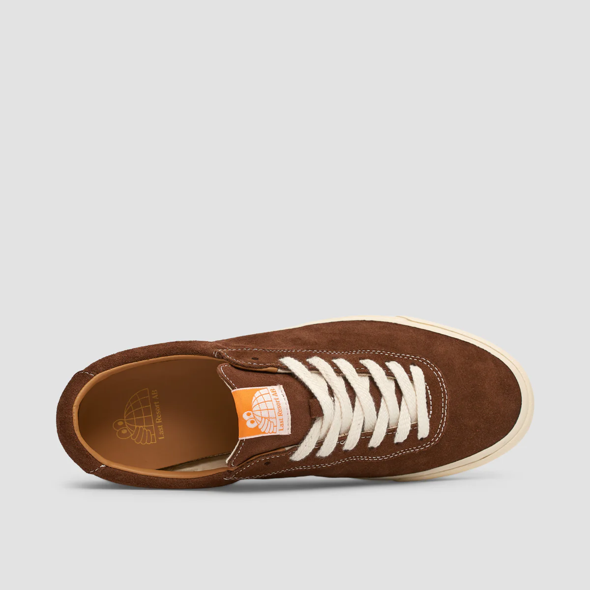 Last Resort AB VM001 Suede Lo Shoes - Choc Brown/White - Image 4