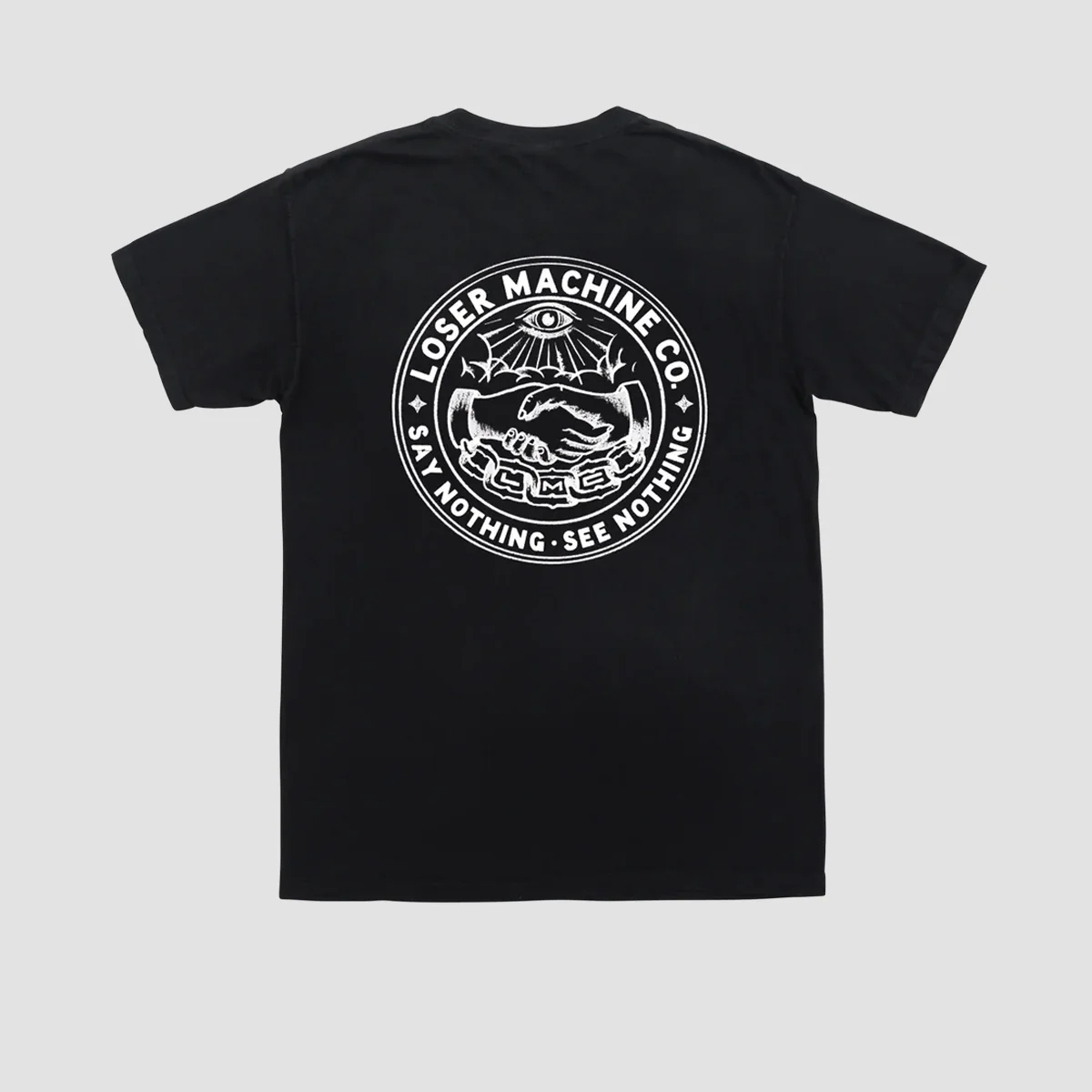 Loser Machine Secret Society Pocket T-Shirt Black - Image 2