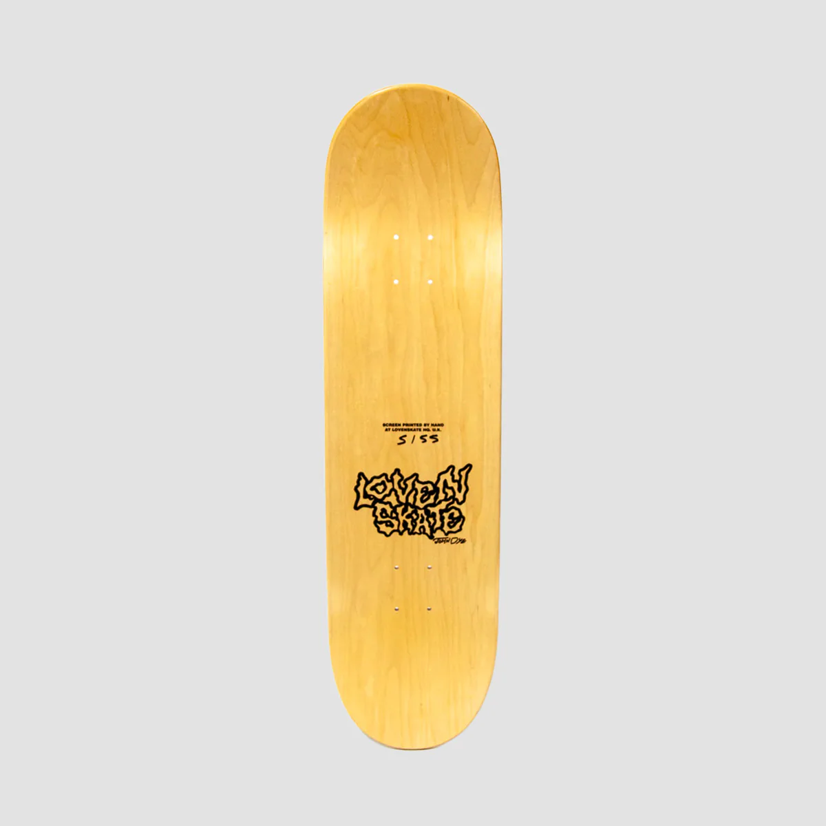 Lovenskate Defy Or Comply By John Dye Skateboard Deck - 8.5" - Image 2