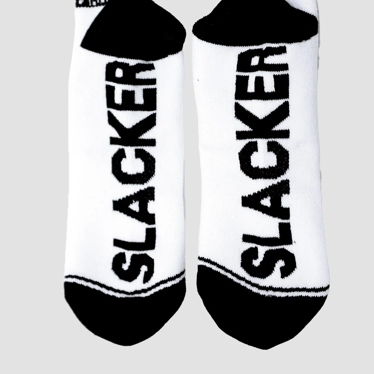 Lovenskate X Slacker Socks White/Black - Image 3