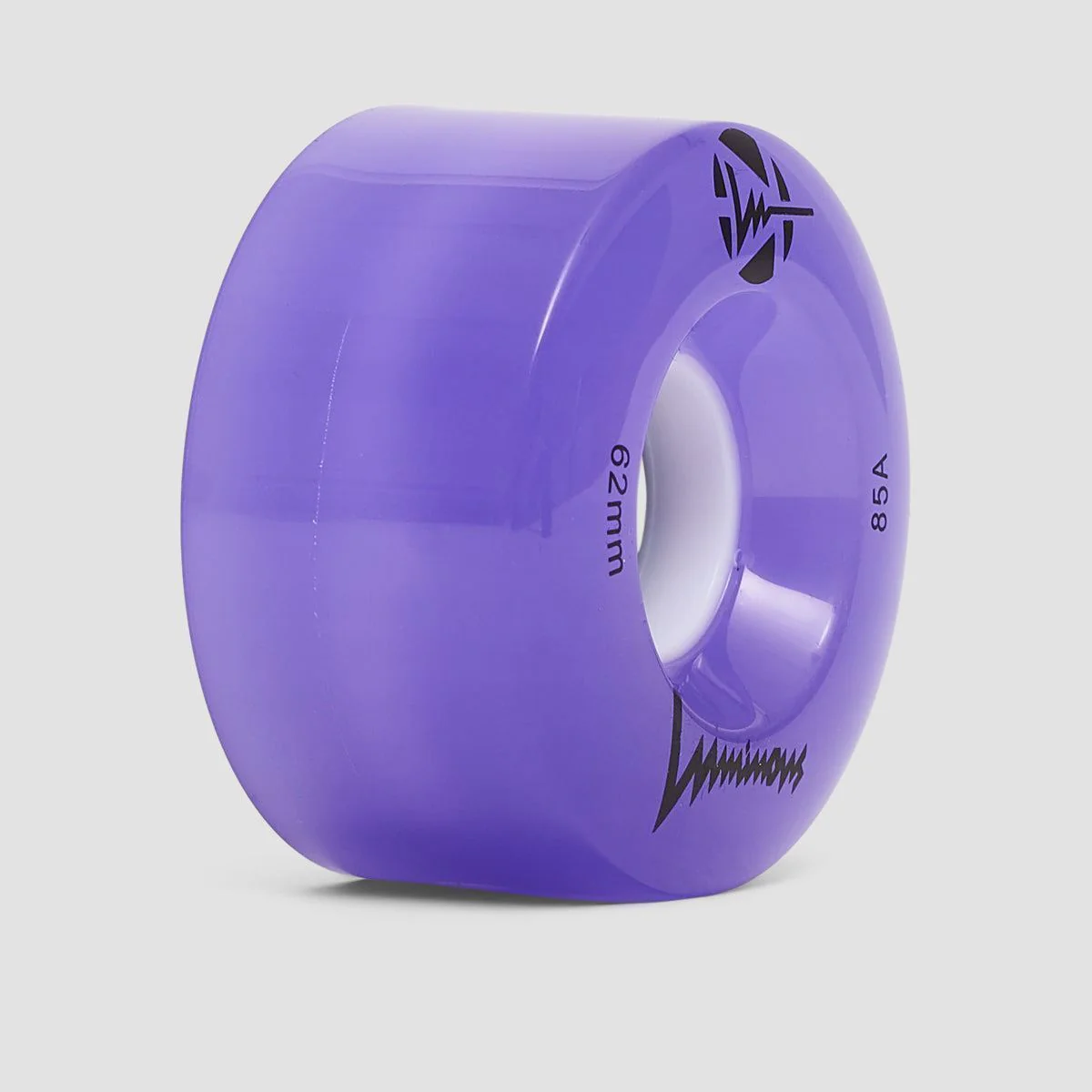 Luminous LED Quad 85a Wheels x4 Purple 62mm - Image 2