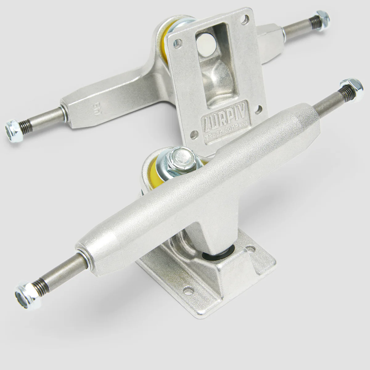 Lurpiv 160mm Skateboard Trucks 1 Pair Polished - 8.9" - Image 4
