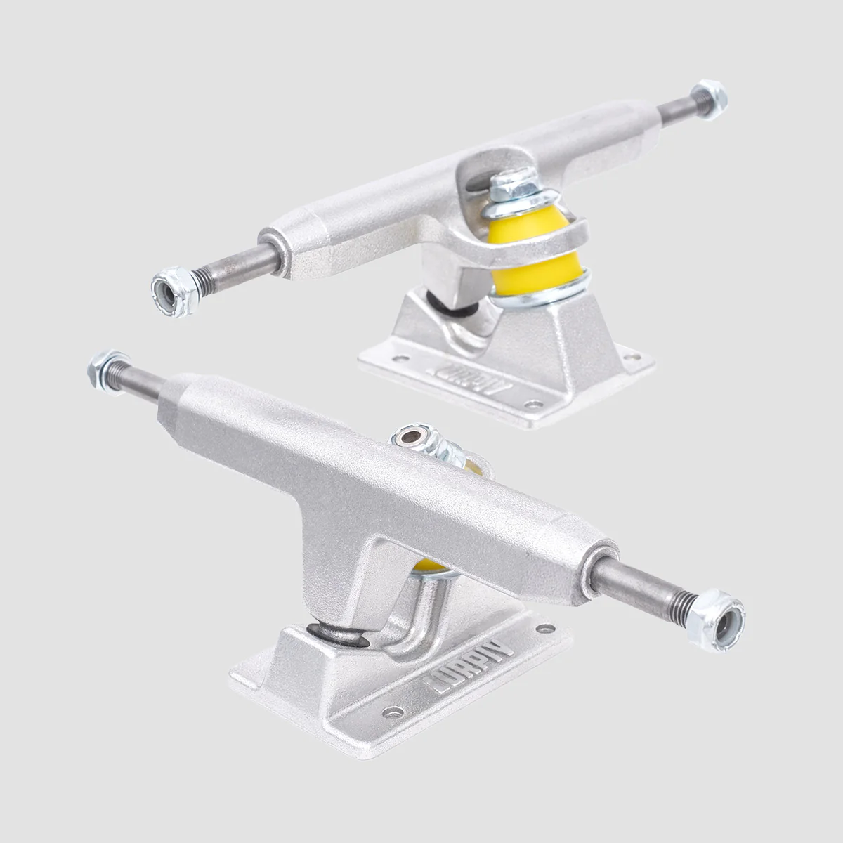 Lurpiv Hollow 145mm Skateboard Trucks 1 Pair Polished - 8.3" - Image 5