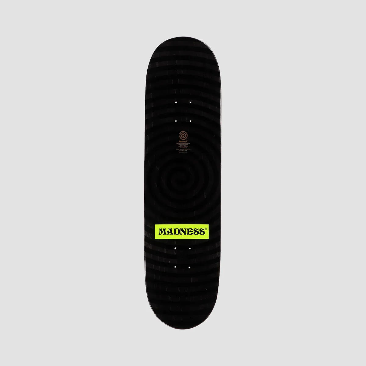 Madness Outcast Popsicle R7 Slick on Middle Section Skateboard Deck Orange/Multi - 8.625" - Image 2