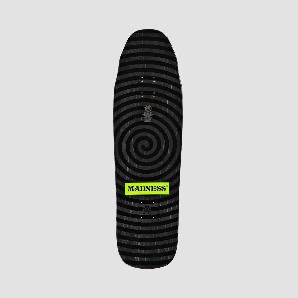 Madness Son Black R7 Shaped Deck Holographic - 9.5" - Image 2