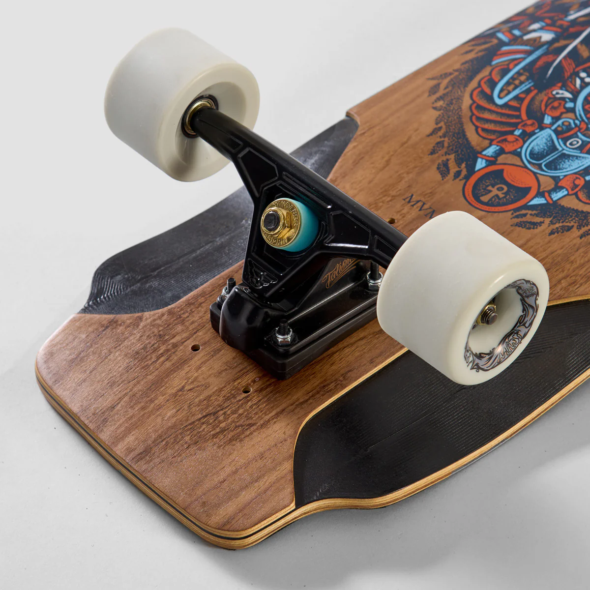 Mindless Voodoo Makali Downhill Skateboard With White Wheels - 35.5" (Slight Defects) - Image 4