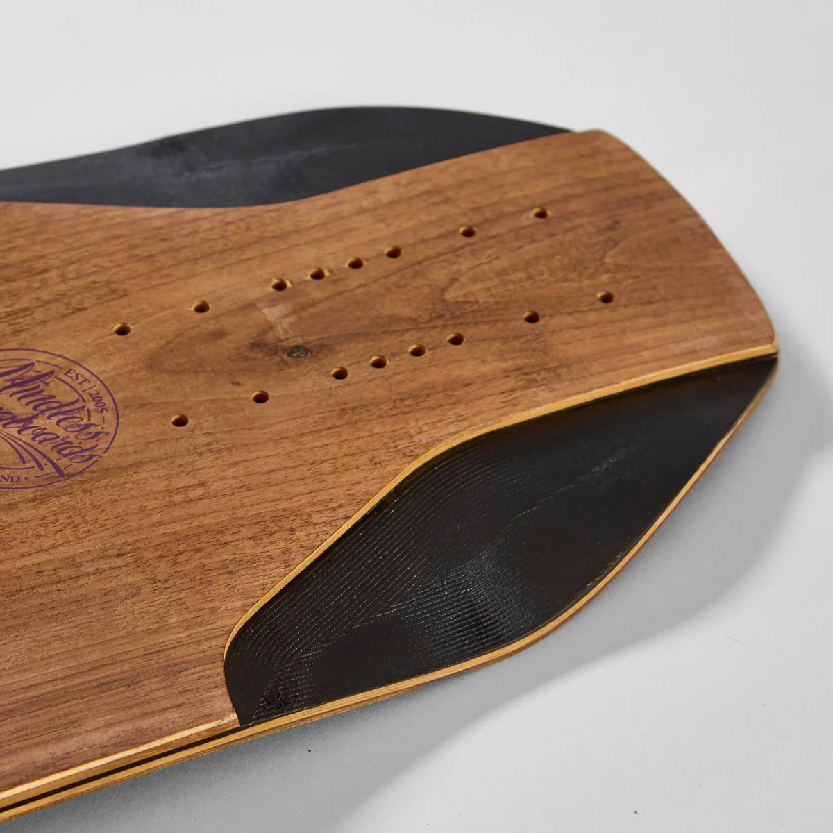 Mindless Voodoo Makali Purple Single Kick Longboard Deck (Pre Gripped) - 36.5" - Image 3