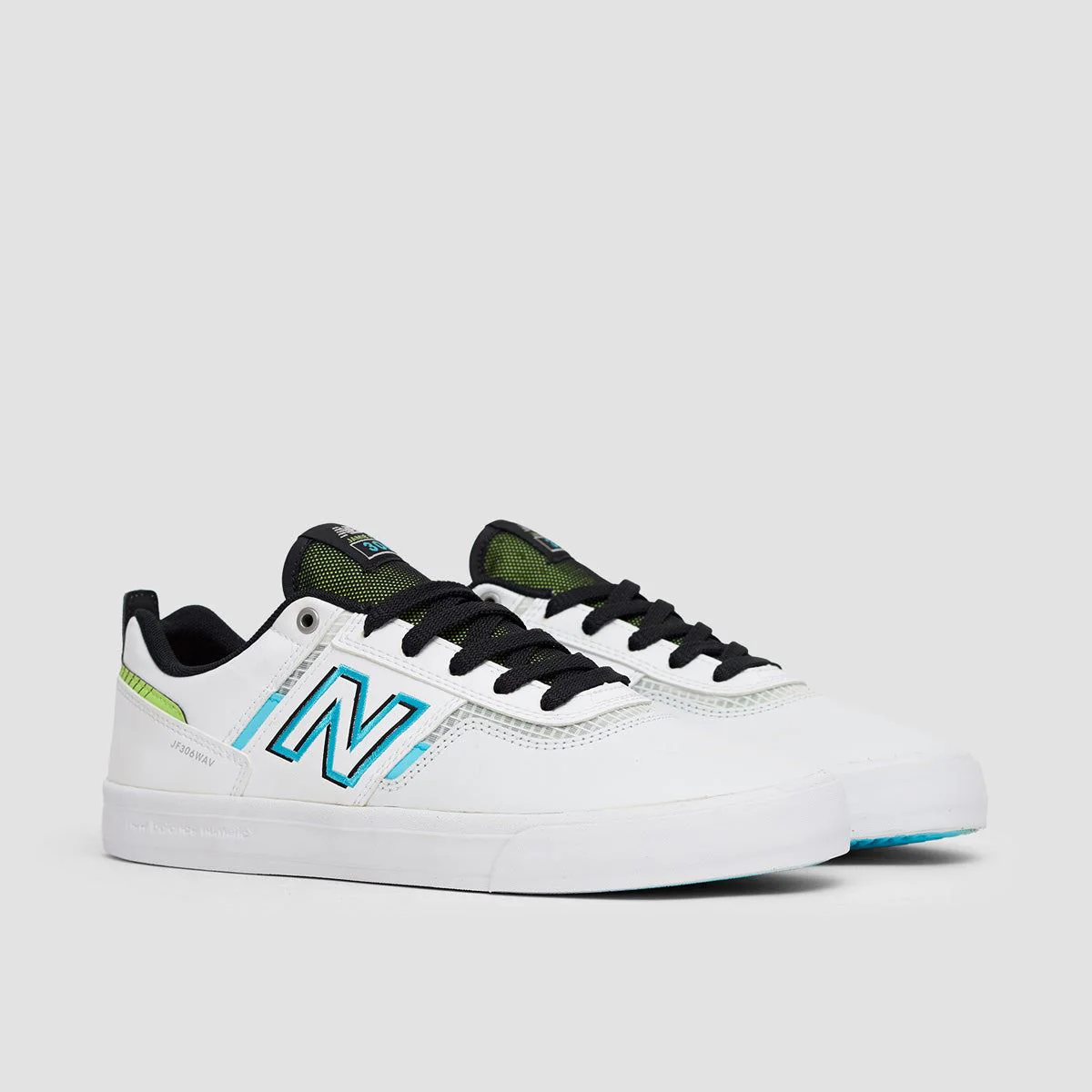 New Balance Jamie Foy 306 Shoes - White/Aqua Sky - Image 2
