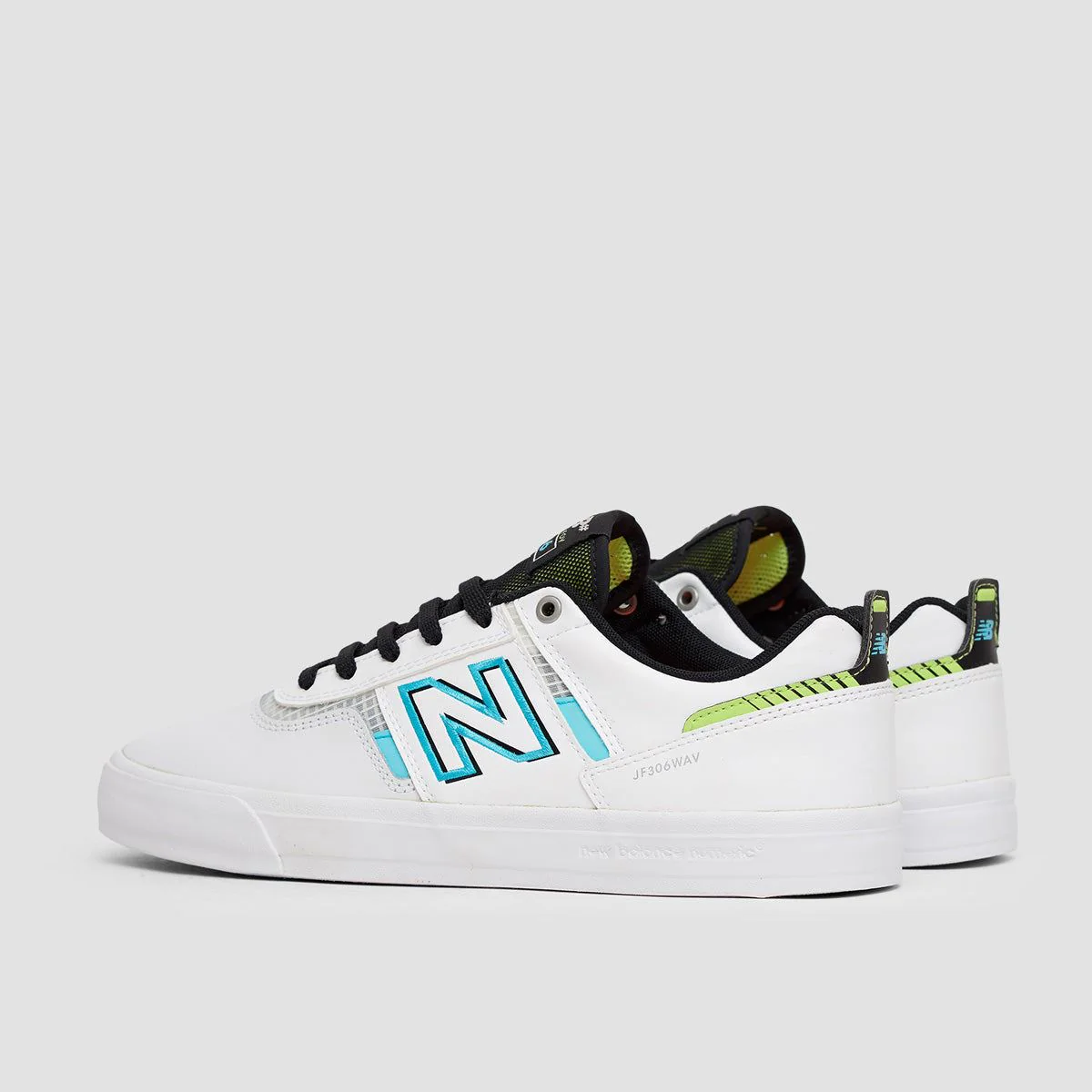 New Balance Jamie Foy 306 Shoes - White/Aqua Sky - Image 3