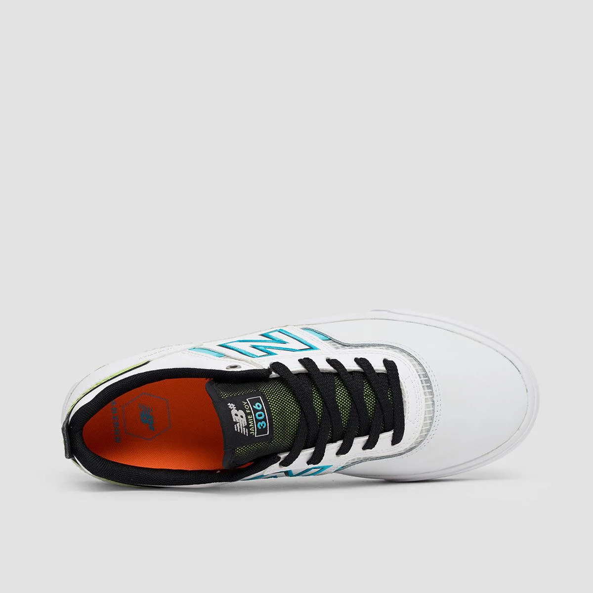 New Balance Jamie Foy 306 Shoes - White/Aqua Sky - Image 4