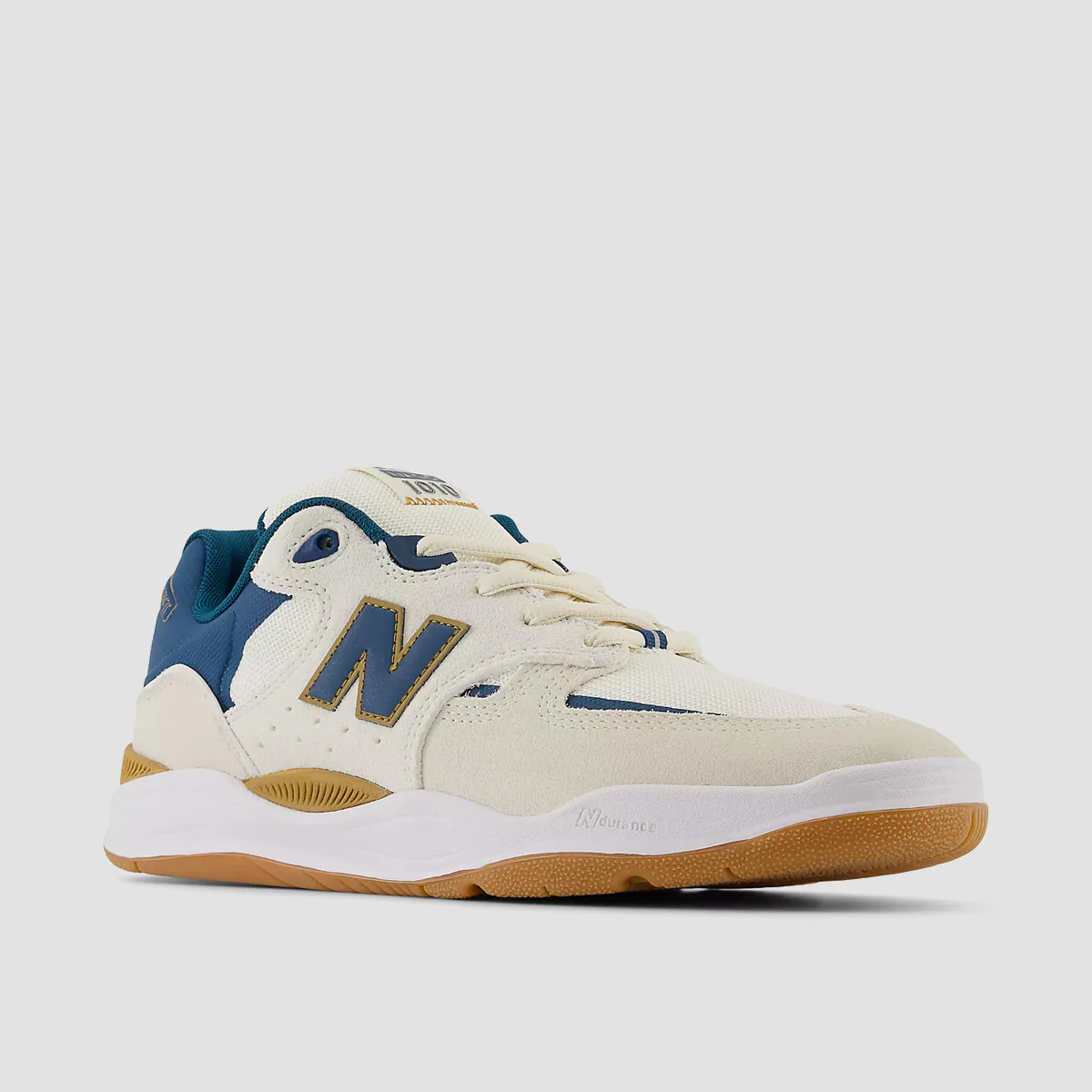 New Balance Numeric 1010 Tiago Lemos Shoes - Linen/Deep Sea - Image 2
