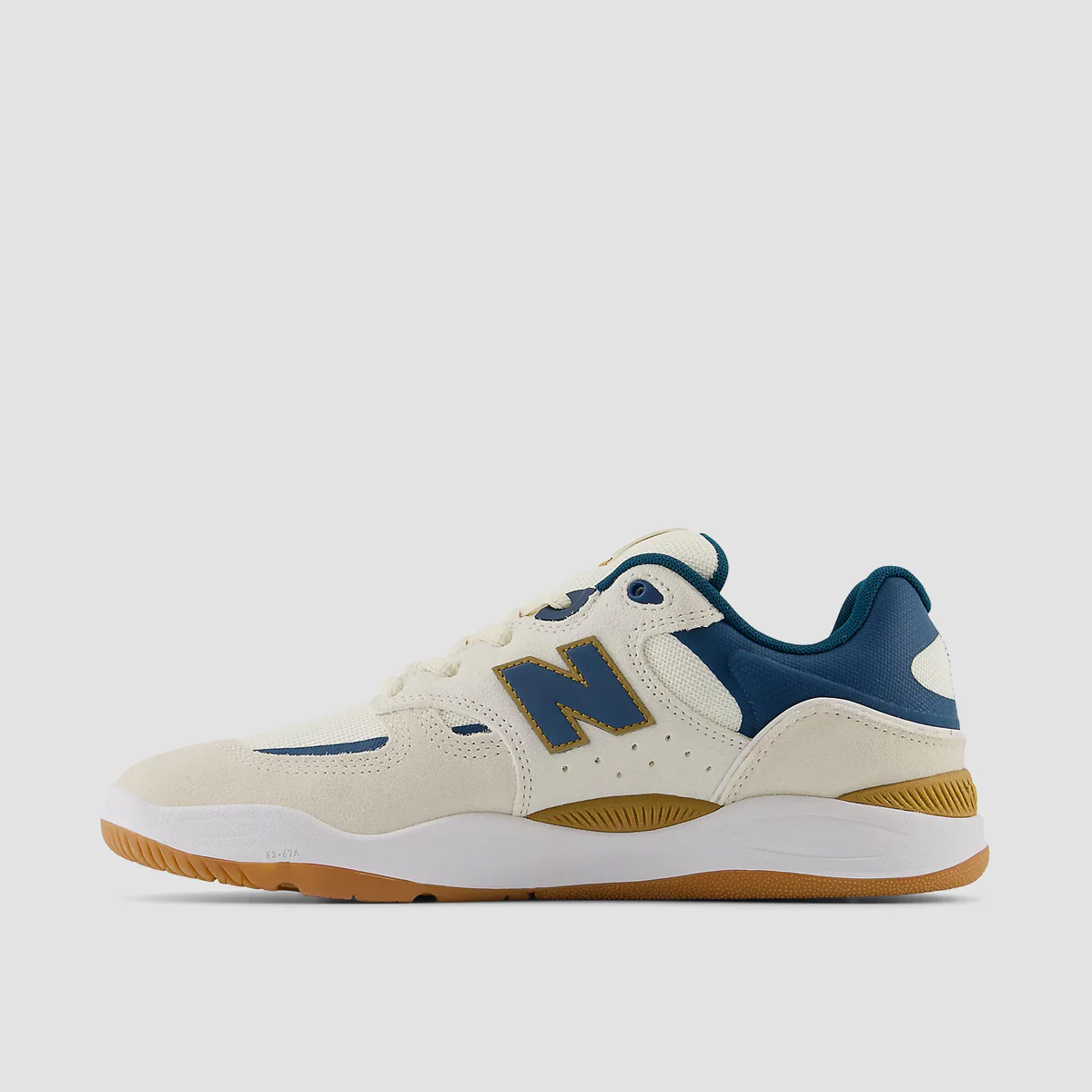 New Balance Numeric 1010 Tiago Lemos Shoes - Linen/Deep Sea - Image 3