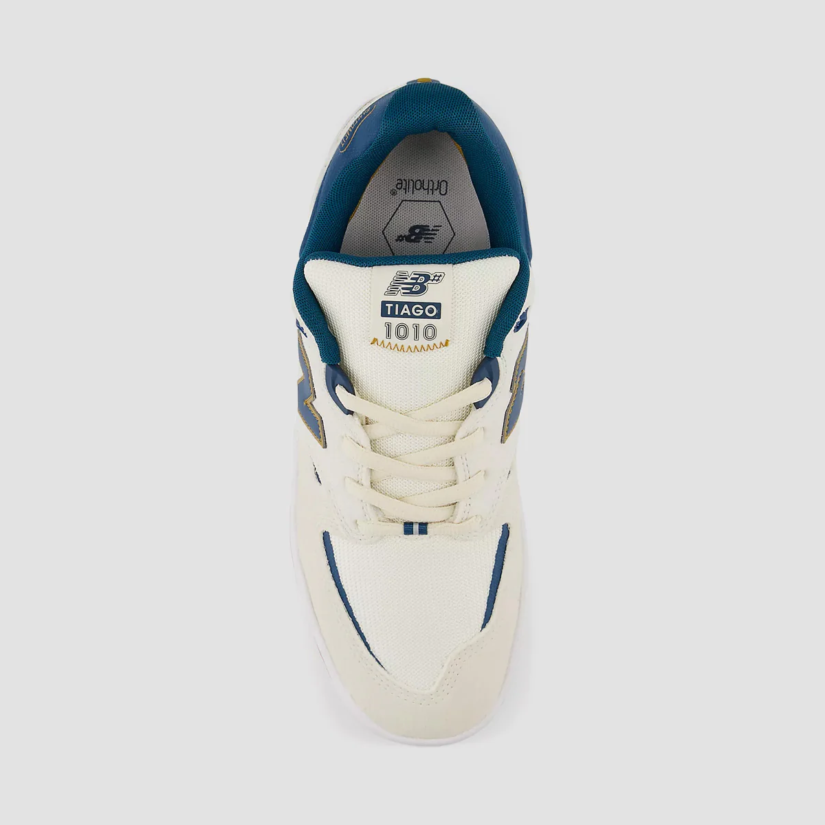 New Balance Numeric 1010 Tiago Lemos Shoes - Linen/Deep Sea - Image 4