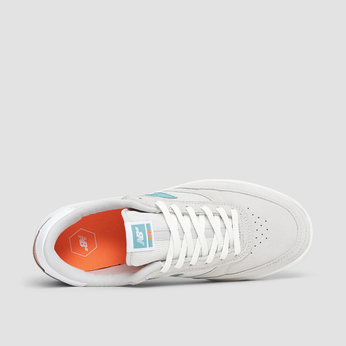New Balance Numeric 440 Shoes - Light Grey/Aqua Sea - Image 5