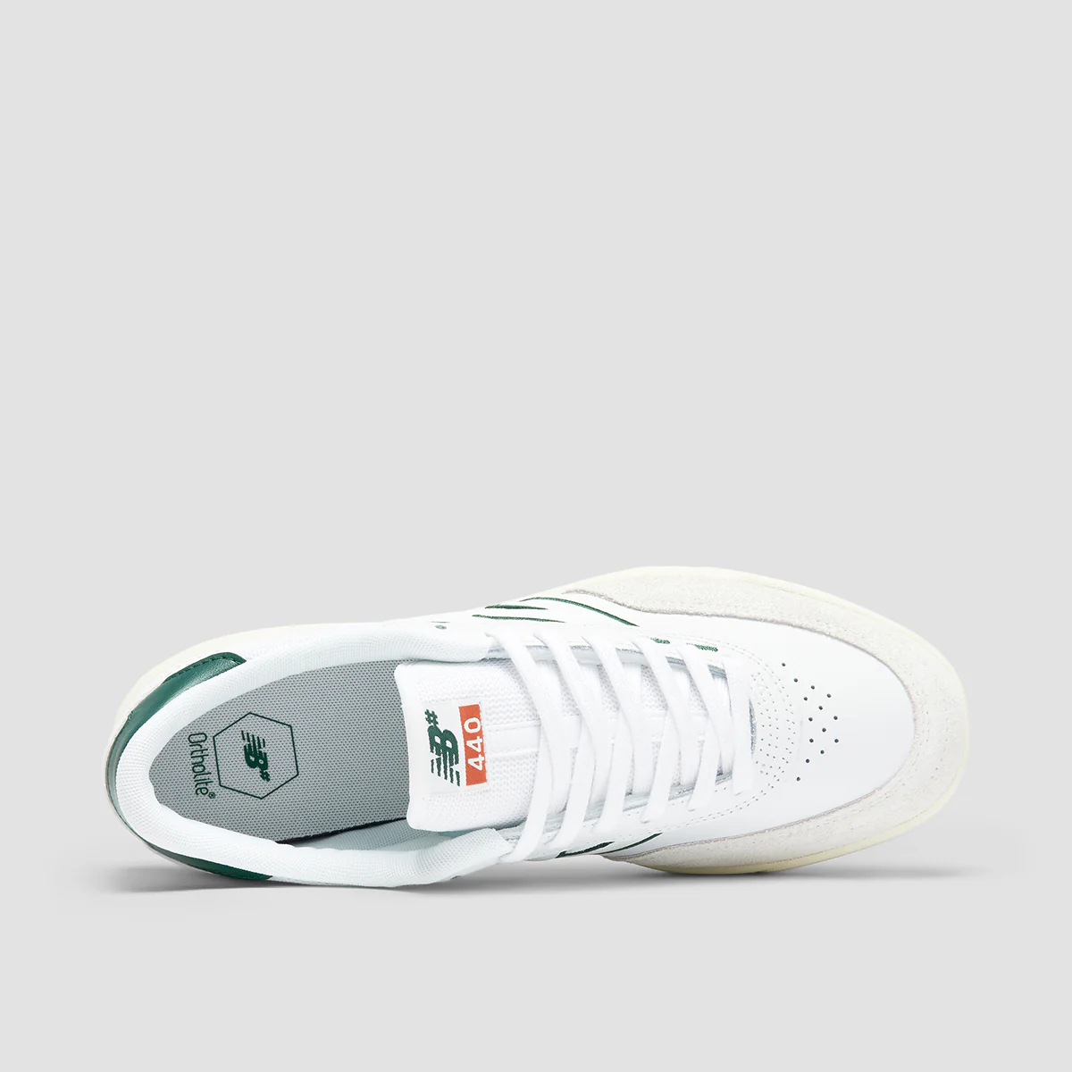 New Balance Numeric 440 V2 Shoes - White/Forest Green - Image 4
