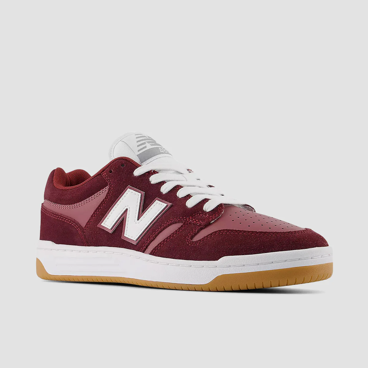 New Balance Numeric 480 Shoes - Monarch Burgundy/NB Burgundy - Image 2