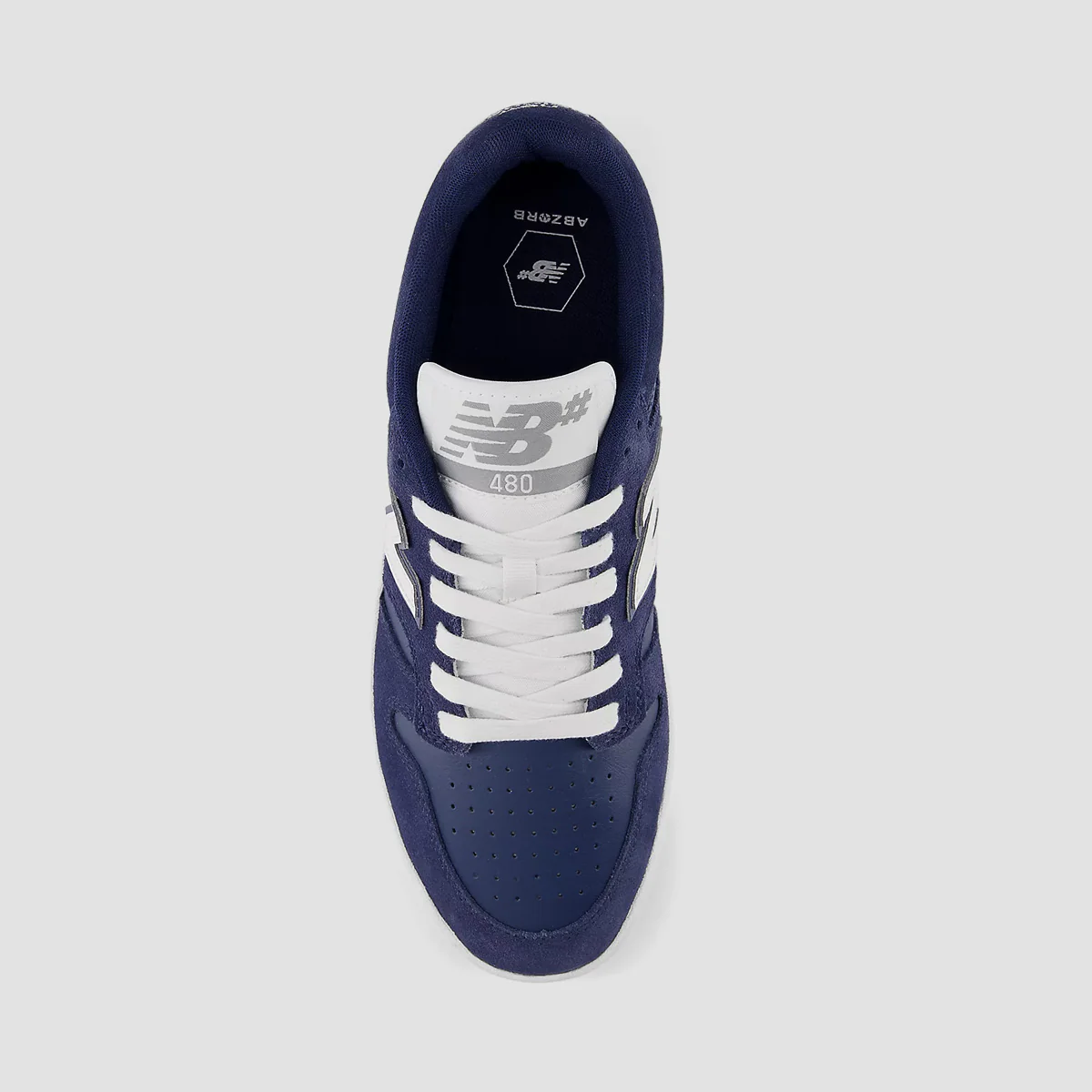 New Balance Numeric 480 Shoes - NB Navy/White - Image 3