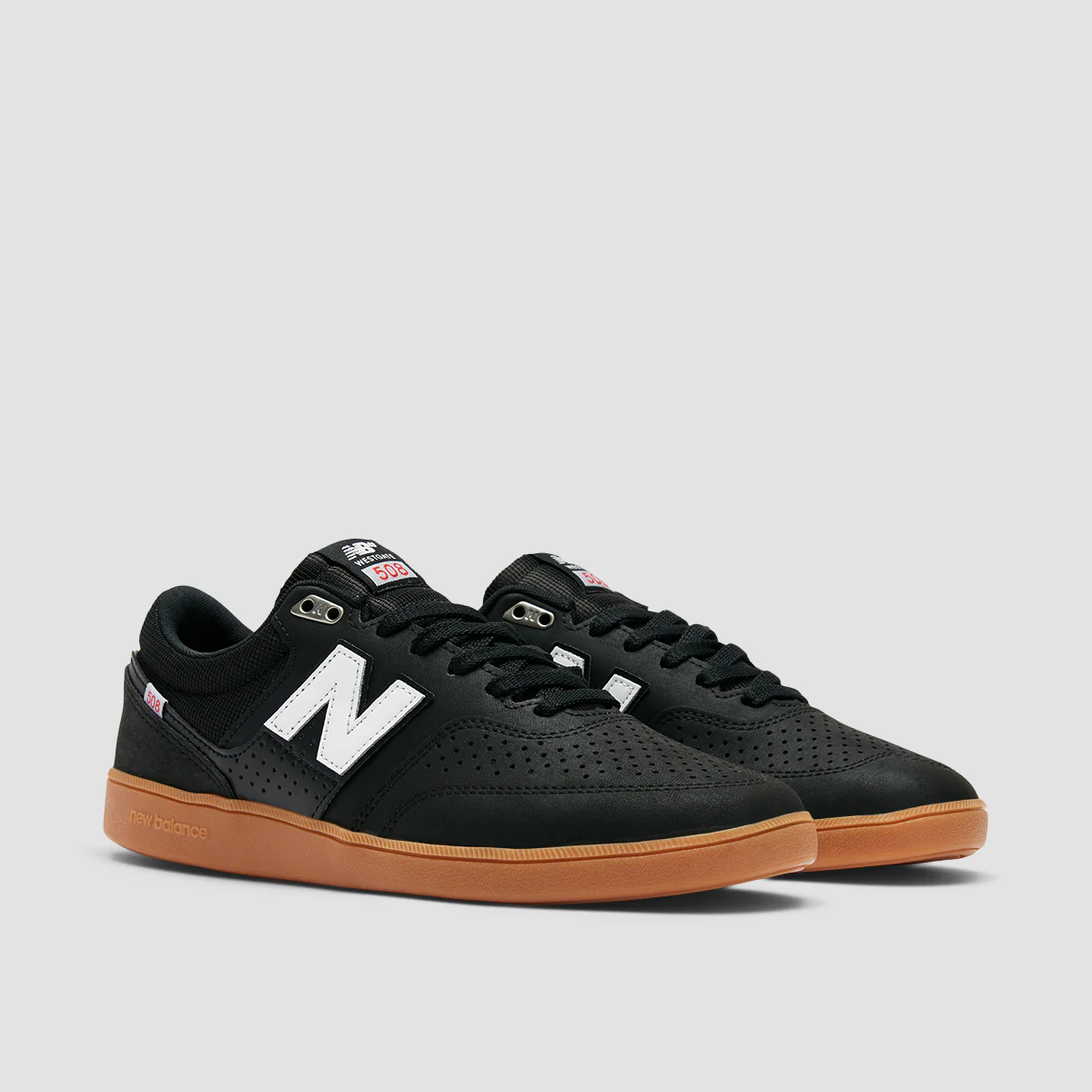 New Balance Numeric 508 Brandon Westgate Shoes - Black/Gum - Image 2
