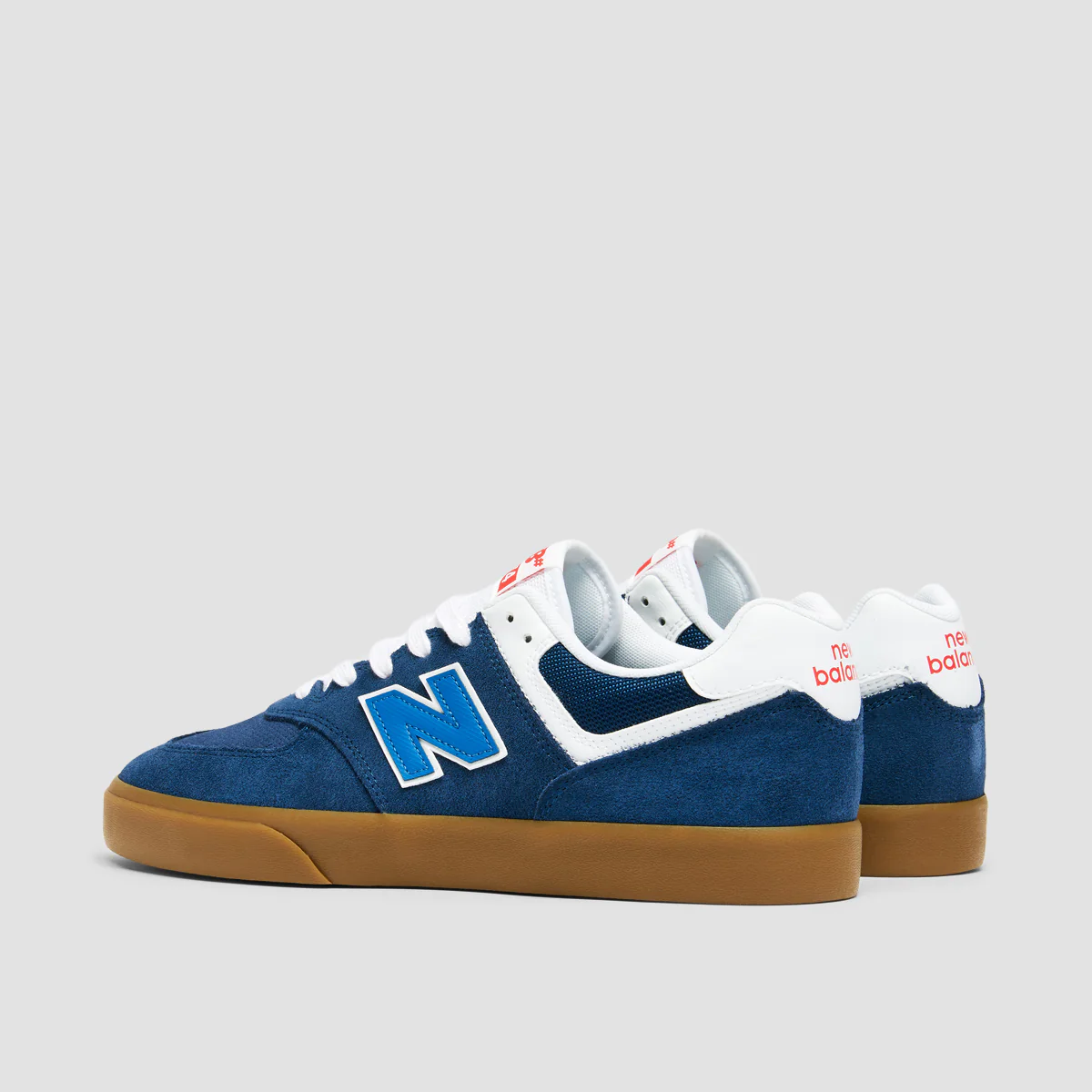 New Balance Numeric 574 Vulc Shoes - NB Navy/White - Image 3