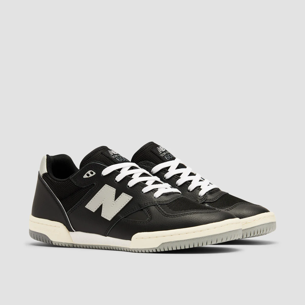New Balance Numeric 600 Tom Knox Shoes - Black/Rain Cloud - Image 2