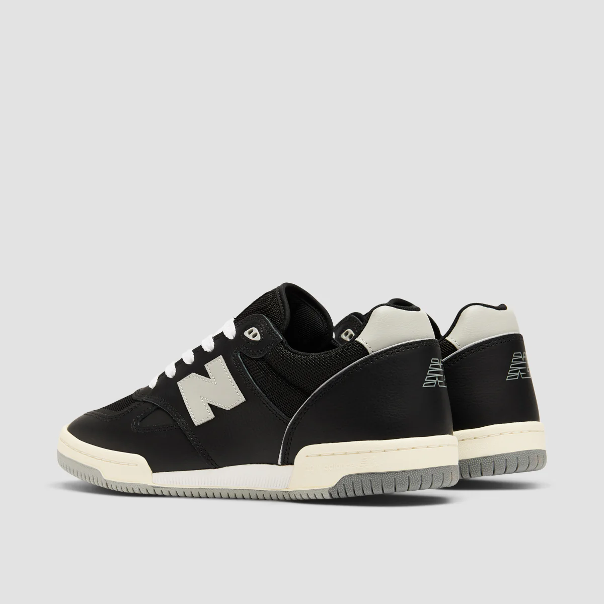 New Balance Numeric 600 Tom Knox Shoes - Black/Rain Cloud - Image 3