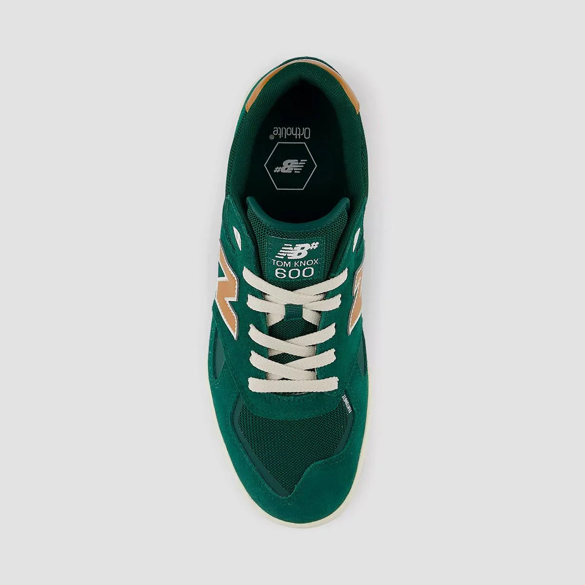 New Balance Numeric 600 Tom Knox Shoes - Marsh Green/Tan - Image 4