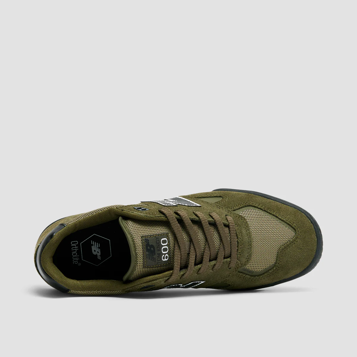 New Balance Numeric 600 Tom Knox Shoes - Olive/Black - Image 4