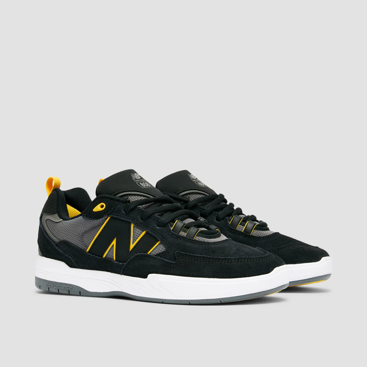 New Balance Numeric 808 Tiago Lemos Shoes - Black/Yellow - Image 2