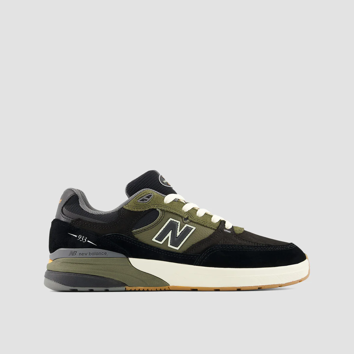 New Balance Numeric Andrew Reynolds 933 Shoes - Black/Dark Olivine