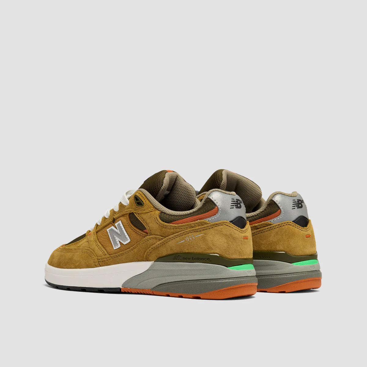New Balance Numeric Andrew Reynolds 933 Shoes - Camel/Dark Brown - Image 3