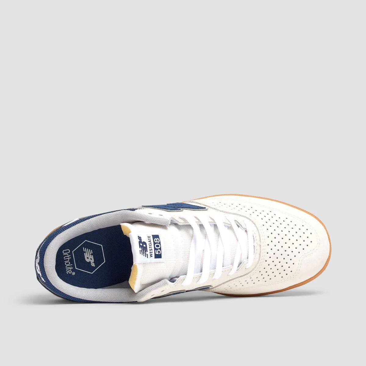 New Balance Numeric Brandon Westgate 508 Shoes - Sea Salt/Navy - Image 4